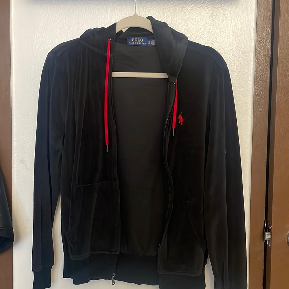 Polo Ralph Lauren velour track jacket